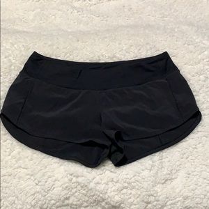 Lululemon Black Speed Up Shorts Size 8